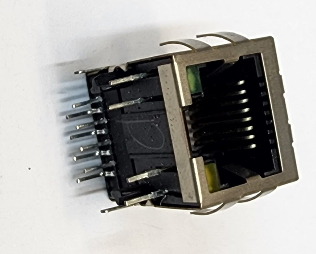 J00-0065NL  Pulse Jack Ethernet with magnetics